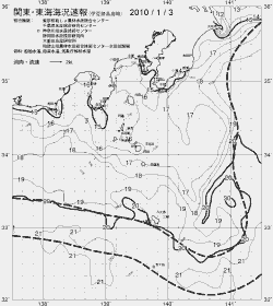 一都三県漁海況速報、関東・東海海況速報(2010/01/03)