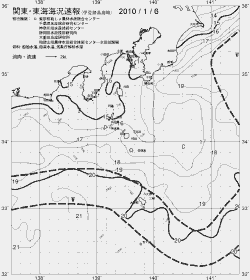 一都三県漁海況速報、関東・東海海況速報(2010/01/06)