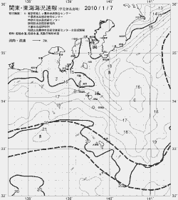 一都三県漁海況速報、関東・東海海況速報(2010/01/07)