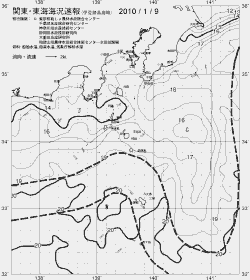 一都三県漁海況速報、関東・東海海況速報(2010/01/09)