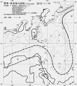 一都三県漁海況速報、関東・東海海況速報(2010/01/10)