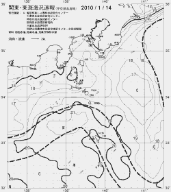 一都三県漁海況速報、関東・東海海況速報(2010/01/14)