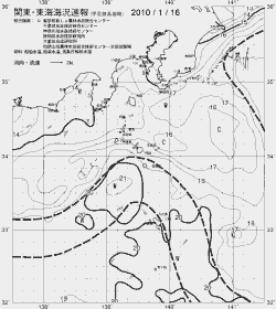一都三県漁海況速報、関東・東海海況速報(2010/01/16)