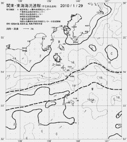 一都三県漁海況速報、関東・東海海況速報(2010/01/29)