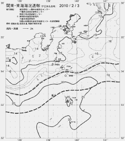 一都三県漁海況速報、関東・東海海況速報(2010/02/03)