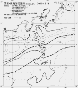 一都三県漁海況速報、関東・東海海況速報(2010/02/08)
