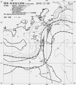 一都三県漁海況速報、関東・東海海況速報(2010/02/20)