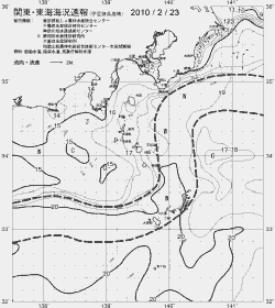一都三県漁海況速報、関東・東海海況速報(2010/02/23)