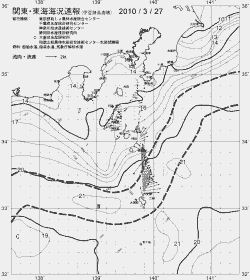 一都三県漁海況速報、関東・東海海況速報(2010/03/27)