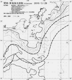一都三県漁海況速報、関東・東海海況速報(2010/03/29)