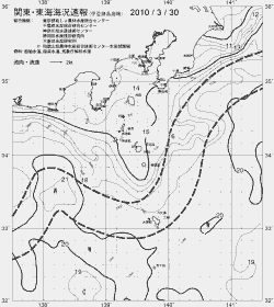 一都三県漁海況速報、関東・東海海況速報(2010/03/30)