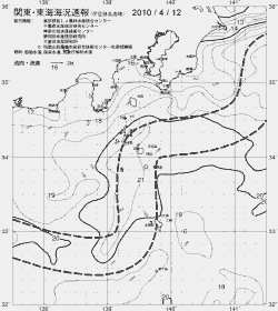 一都三県漁海況速報、関東・東海海況速報(2010/04/12)