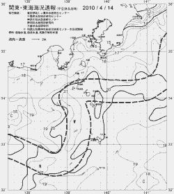 一都三県漁海況速報、関東・東海海況速報(2010/04/14)