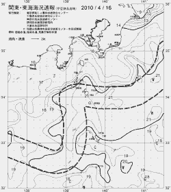 一都三県漁海況速報、関東・東海海況速報(2010/04/16)
