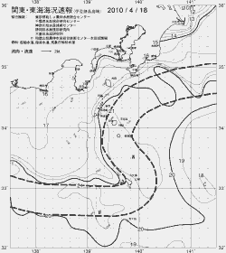 一都三県漁海況速報、関東・東海海況速報(2010/04/18)