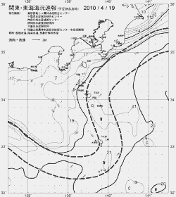 一都三県漁海況速報、関東・東海海況速報(2010/04/19)