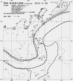 一都三県漁海況速報、関東・東海海況速報(2010/04/20)