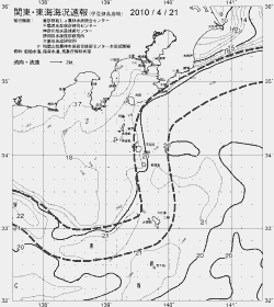 一都三県漁海況速報、関東・東海海況速報(2010/04/21)