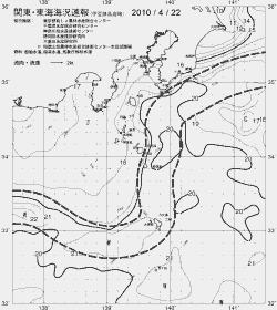一都三県漁海況速報、関東・東海海況速報(2010/04/22)