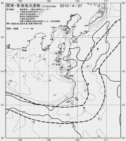一都三県漁海況速報、関東・東海海況速報(2010/04/27)