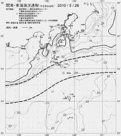 一都三県漁海況速報、関東・東海海況速報(2010/05/28)