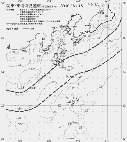 一都三県漁海況速報、関東・東海海況速報(2010/06/15)
