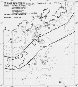 一都三県漁海況速報、関東・東海海況速報(2010/06/16)