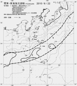 一都三県漁海況速報、関東・東海海況速報(2010/06/22)