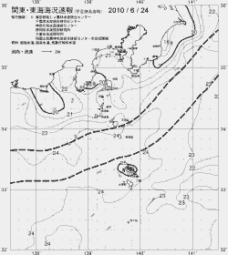 一都三県漁海況速報、関東・東海海況速報(2010/06/24)