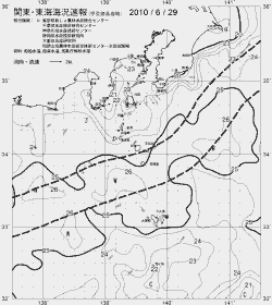一都三県漁海況速報、関東・東海海況速報(2010/06/29)