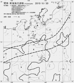 一都三県漁海況速報、関東・東海海況速報(2010/06/30)