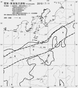一都三県漁海況速報、関東・東海海況速報(2010/07/01)