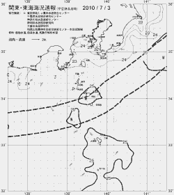 一都三県漁海況速報、関東・東海海況速報(2010/07/03)