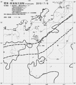 一都三県漁海況速報、関東・東海海況速報(2010/07/06)