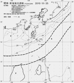 一都三県漁海況速報、関東・東海海況速報(2010/08/25)