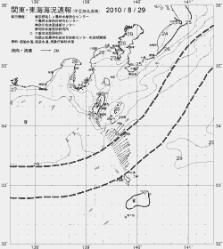 一都三県漁海況速報、関東・東海海況速報(2010/08/29)