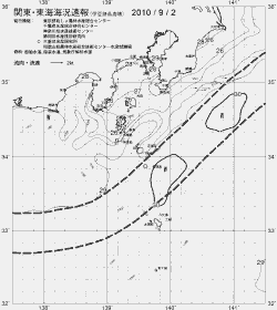 一都三県漁海況速報、関東・東海海況速報(2010/09/02)