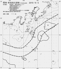 一都三県漁海況速報、関東・東海海況速報(2010/09/05)