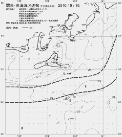 一都三県漁海況速報、関東・東海海況速報(2010/09/16)