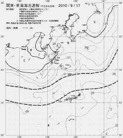一都三県漁海況速報、関東・東海海況速報(2010/09/17)