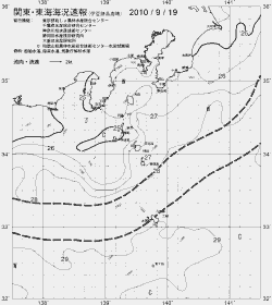 一都三県漁海況速報、関東・東海海況速報(2010/09/19)
