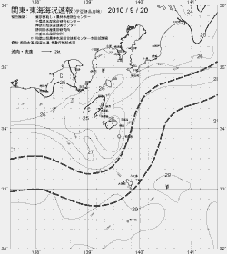 一都三県漁海況速報、関東・東海海況速報(2010/09/20)