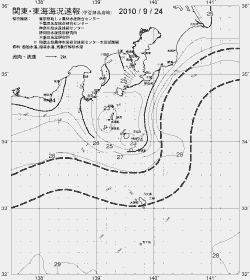 一都三県漁海況速報、関東・東海海況速報(2010/09/24)