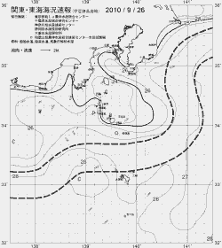 一都三県漁海況速報、関東・東海海況速報(2010/09/26)