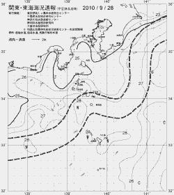 一都三県漁海況速報、関東・東海海況速報(2010/09/28)