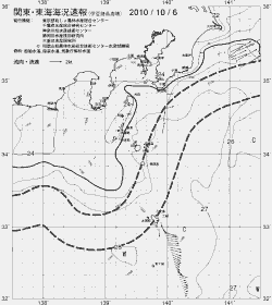 一都三県漁海況速報、関東・東海海況速報(2010/10/06)