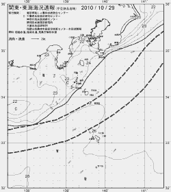 一都三県漁海況速報、関東・東海海況速報(2010/10/29)