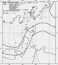一都三県漁海況速報、関東・東海海況速報(2010/11/06)