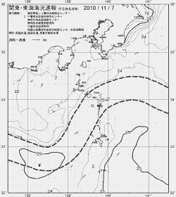 一都三県漁海況速報、関東・東海海況速報(2010/11/07)