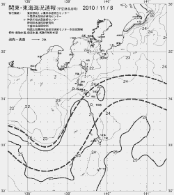 一都三県漁海況速報、関東・東海海況速報(2010/11/08)